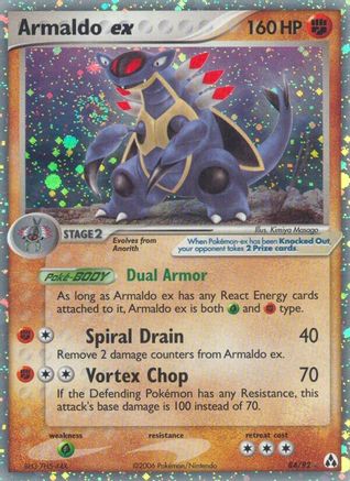 Armaldo ex/92 - Legend Maker Holofoil-1