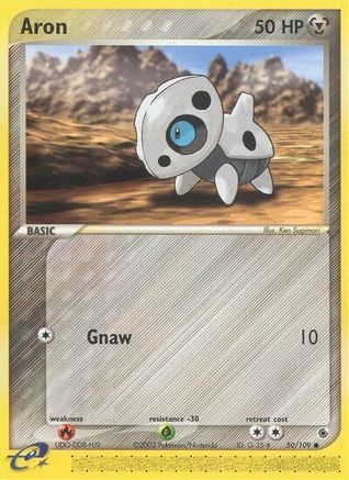 Aron - 50/109/109 - Ruby and Sapphire Reverse Holofoil-1