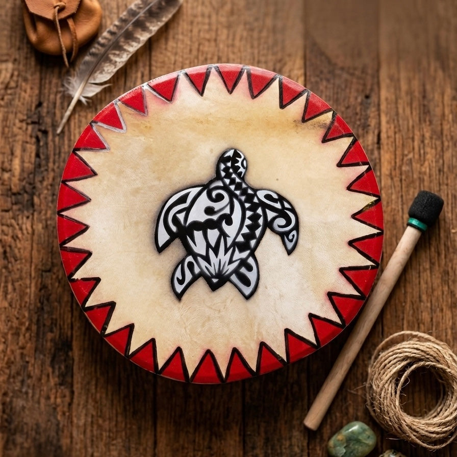 Turtle 12” Hand drum-4