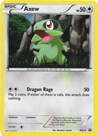 Axew - BW10/101 - Black and White Promos Holofoil-1