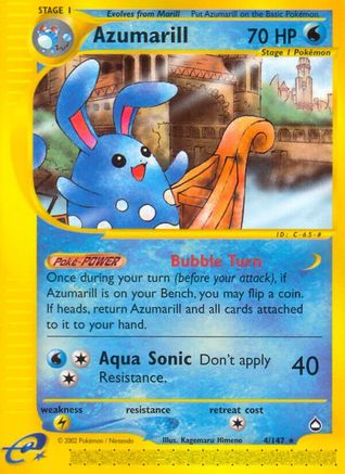 Azumarill/147 - Aquapolis-1