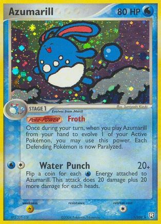 Azumarill 1/109 - Team Rocket Returns Reverse Holofoil-1