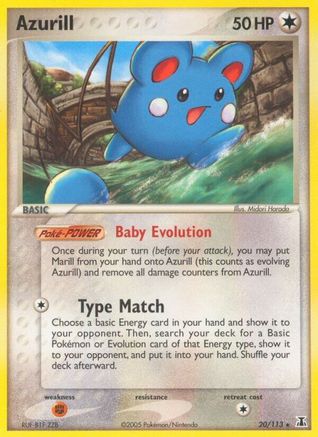 Azurill 20/113 - Delta Species Reverse Holofoil-1