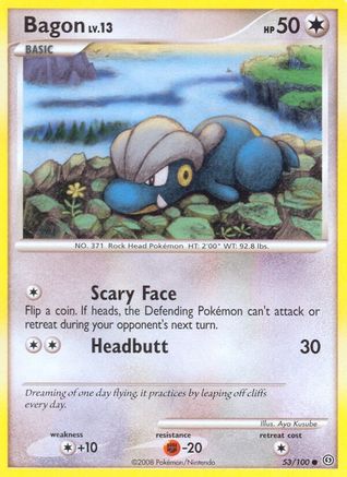 Bagon 53/100 - Stormfront Reverse Holofoil-1