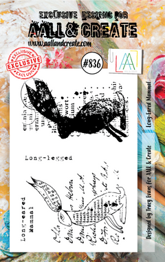 AALL and Create Stamp Set - 836 - Long-Eared Mammal-1
