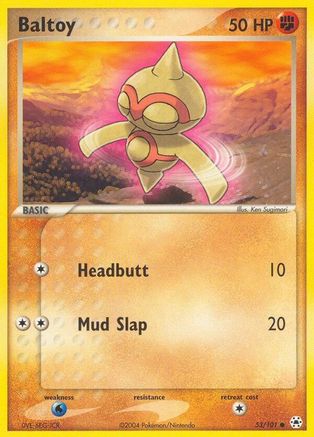 Baltoy - 53/101/101 - Hidden Legends Reverse Holofoil-1