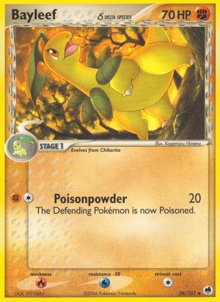 Bayleef (Delta Species) 26/101 - Dragon Frontiers-1