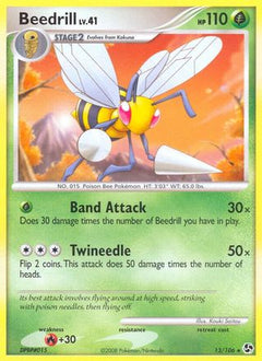 Beedrill/106 - Great Encounters Reverse Holofoil-1
