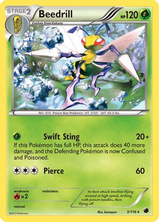 Beedrill 3/116 - Plasma Freeze-1