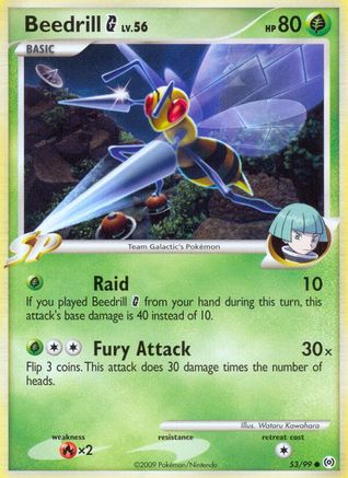 Beedrill G 53/99 - Arceus Reverse Holofoil-1