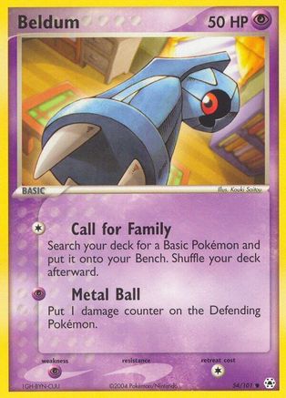 Beldum - 54/101 54/101 - Hidden Legends Reverse Holofoil-1