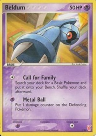 Beldum 1/12 - EX Trainer Kit 2 Plusle & Minun-1