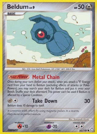 Beldum (83)/146 - Legends Awakened Reverse Holofoil-1