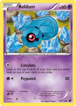 Beldum/116 - Plasma Freeze Reverse Holofoil-1