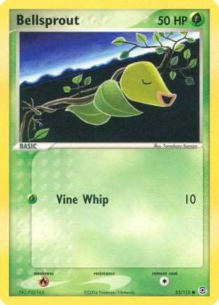 Bellsprout 53/112 - FireRed & LeafGreen Reverse Holofoil-1