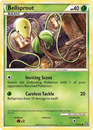 Bellsprout/102 - Triumphant Reverse Holofoil