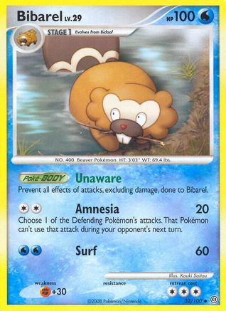Bibarel/100 - Stormfront Reverse Holofoil-1