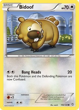Bidoof 106/124 - Dragons Exalted-1