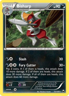 Bisharp (72)/108 - Dark Explorers Reverse Holofoil-1