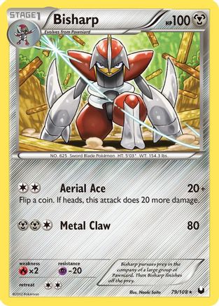 Bisharp (79)/108 - Dark Explorers Reverse Holofoil-1