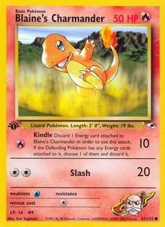 Blaine's Charmander 61/132 - Gym Heroes Unlimited-1