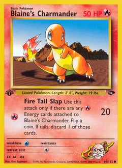 Blaine's Charmander 60/132 - Gym Challenge Unlimited-1