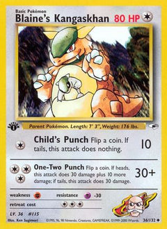 Blaine's Kangaskhan 36/132 - Gym Heroes-1