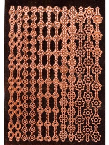 Mini Sticker Easter Border-Orange-1