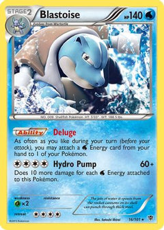 Blastoise 16/101 - Plasma Blast Reverse Holofoil-1