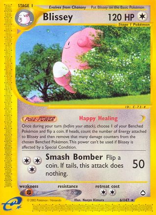 Blissey/147 - Aquapolis Reverse Holofoil-1