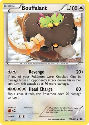 Bouffalant 107/113 - Legendary Treasures-1