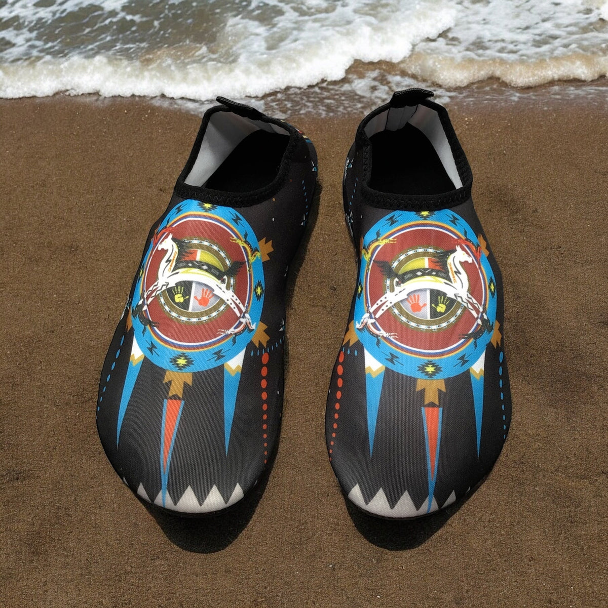 Midnight Stallion Aqua Shoes-3