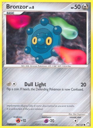 Bronzor 74/123 - Mysterious Treasures Reverse Holofoil-1