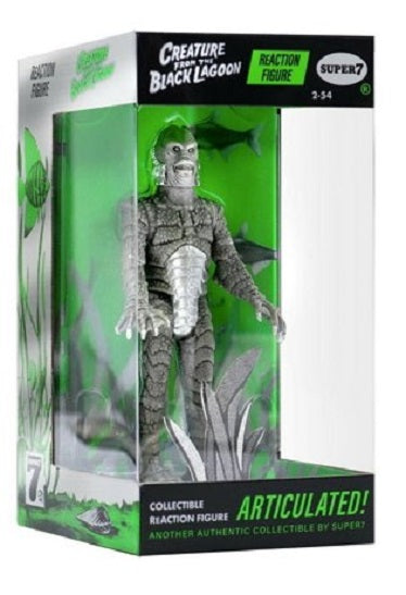 Super7 ReAction Universal Monsters – Creature from the Black Lagoon (Silver Screen Variant) (UPC: 840049812116)