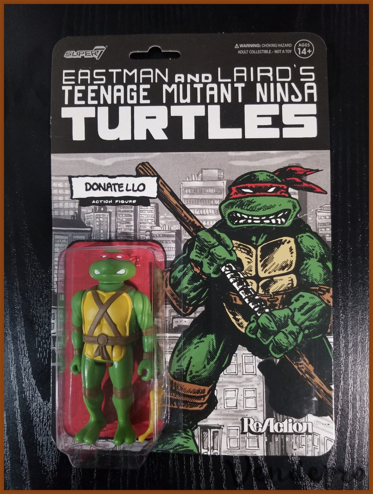 Super7 ReAction – TMNT Donatello (Mirage Variant, UPC: 840049812192)