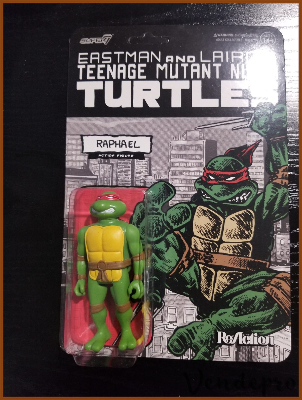 Super7 ReAction – TMNT Raphael (Mirage Variant, UPC: 840049812215)