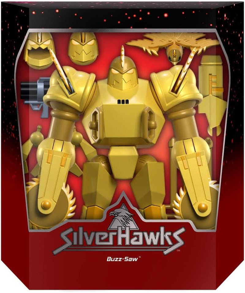 SilverHawks Ultimates – Buzz-Saw 7-Inch Action Figure (UPC: 840049813366)-1