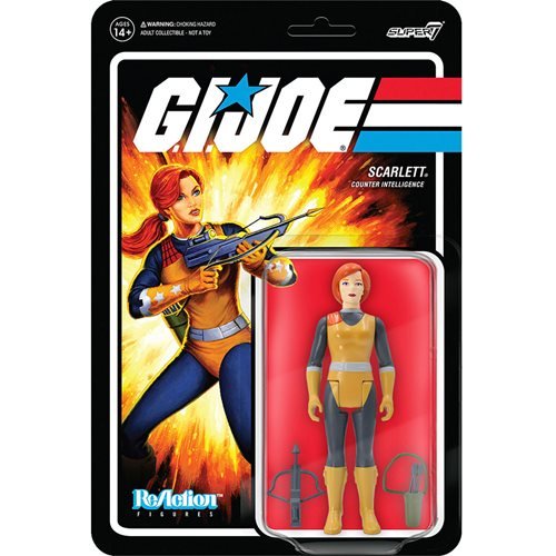 Super7 – G.I. Joe ReAction: Scarlett 3.75-Inch Action Figure (UPC: 840049813649)