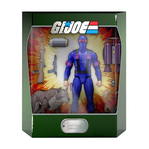 G.I. Joe ULTIMATES! – Snake Eyes with Timber 7-Inch Action Figure (UPC: 840049817241)
