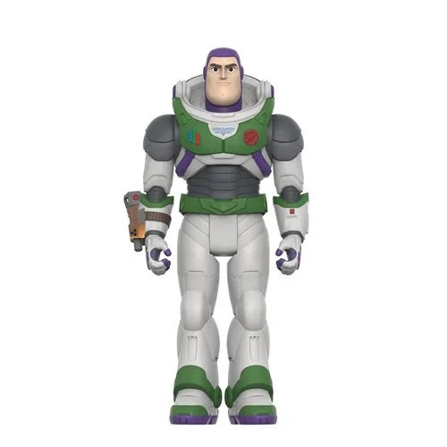 Super7 – Lightyear ReAction: Figura de acción de Buzz Lightyear de 3.75 pulgadas (UPC: 840049821132)