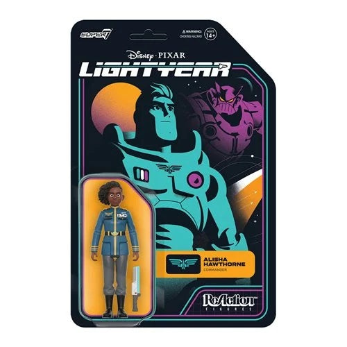 Super7 – Lightyear ReAction: Alisha Hawthorne 3.75-Inch Action Figure (UPC: 840049821149)