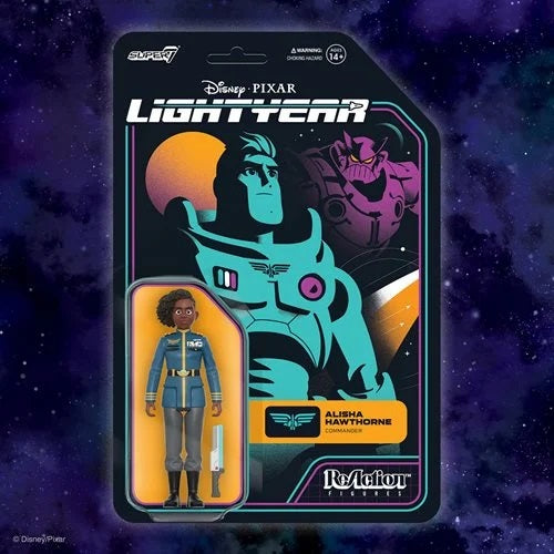 Super7 – Lightyear ReAction: Alisha Hawthorne 3.75-Inch Action Figure (UPC: 840049821149)