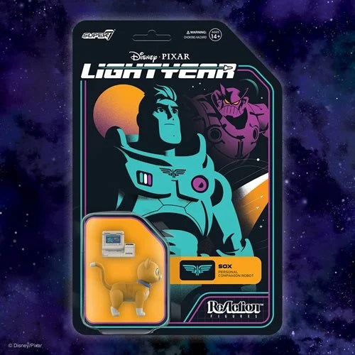 Super7 – Lightyear Sox 3.75-Inch ReAction Figure (UPC: 840049821163)