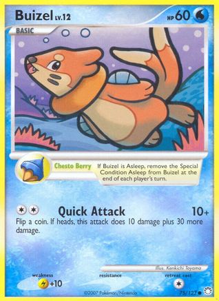 Buizel 75/123 - Mysterious Treasures Reverse Holofoil-1