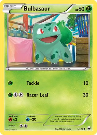 Bulbasaur 1/108 - Dark Explorers-1