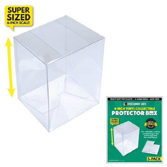6‑Inch Vinyl Collectible Collapsible Protector Box – 5‑Pack (UPC: 840417109145)