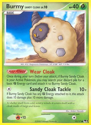Burmy Sandy Cloak 12/17 - POP Series 7-1