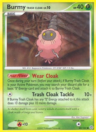 Burmy Trash Cloak/132 - Secret Wonders Reverse Holofoil-1