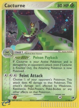 Cacturne/100 - Sandstorm Reverse Holofoil-1