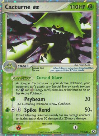 Cacturne ex/106 - Emerald-1